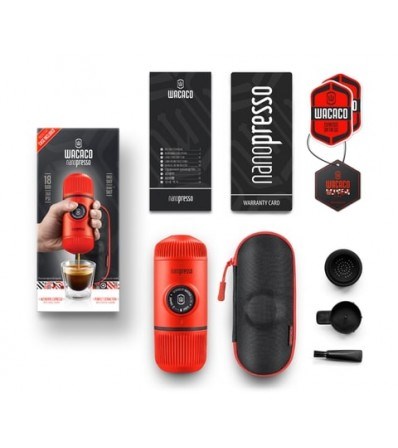 Espresso Machine Wacaco Nanospresso Lava Red
