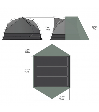 Sea to Summit Tension Ridge Ikos TR3