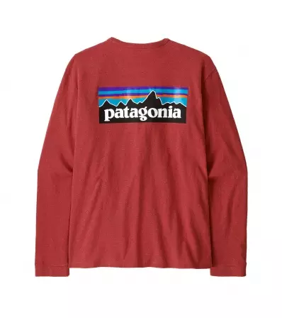 T-shirt Patagonia Long-Sleeved P-6 Logo Responsibili-Tee W's
